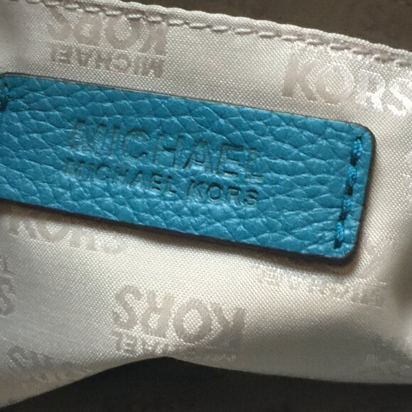 MICHAEL KORS TURQUOISE SHOULDER BAG - Picture 4 of 4